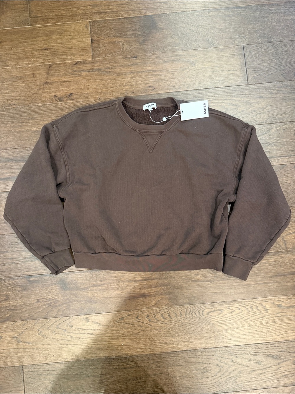 Asher Cameron Crewneck Sweatshirt in Cedar Size Small NWT - C48-002